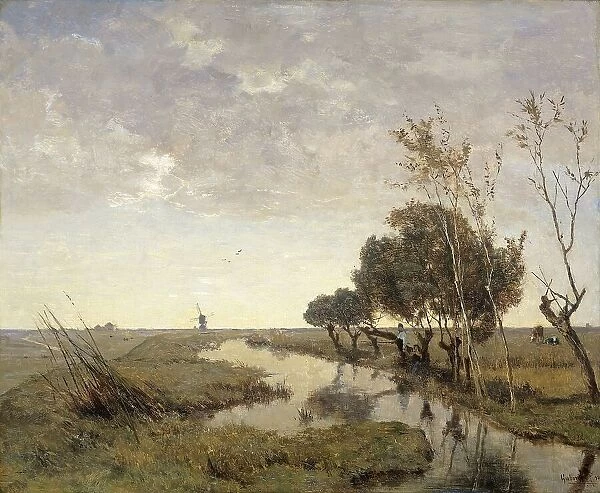 A Watercourse near Abcoude, 1878. Creator: Paul Joseph Constantin Gabriel