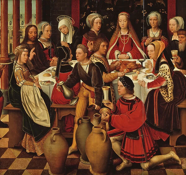 The Wedding in Cana, c.1540. Creator: Ambrosius Benson