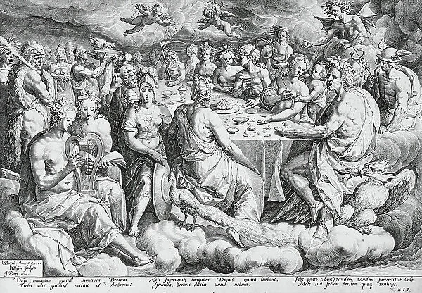 The Wedding Feast of Peleus and Thetis, 1589. Creator: Jacques de Gheyn II