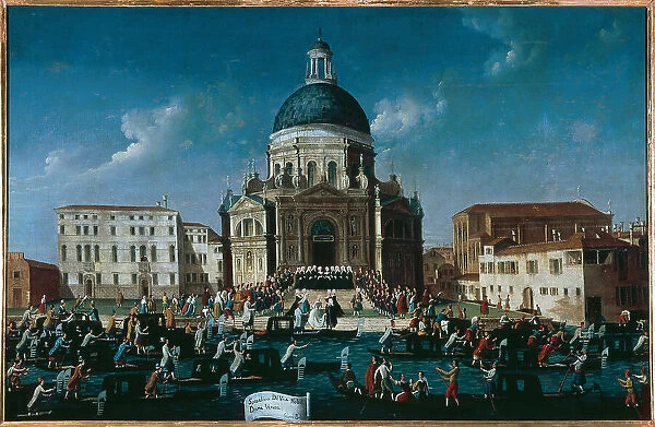 The wedding of a noble lady in Santa Maria della Salute, 1779-1792. Creator: Bella, Gabriele (1730-1799)
