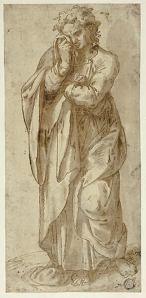 Weeping Saint John the Evangelist, n.d. Creator: Unknown
