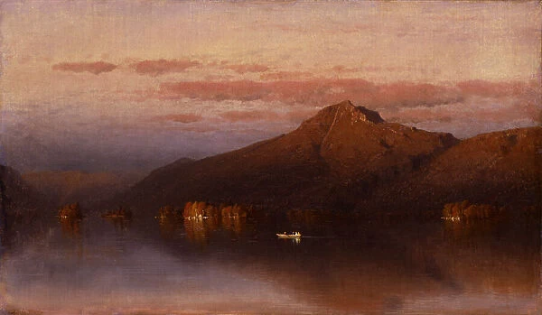 Whiteface Mountain from Lake Placid, 1866. Creator: Sanford Robinson Gifford