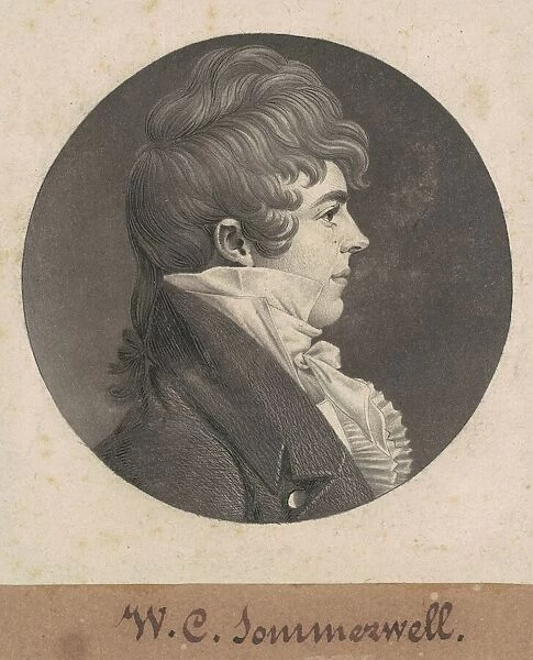 William Clarke Sommerville, 1808. Creator: Charles Balthazar Julien Fé