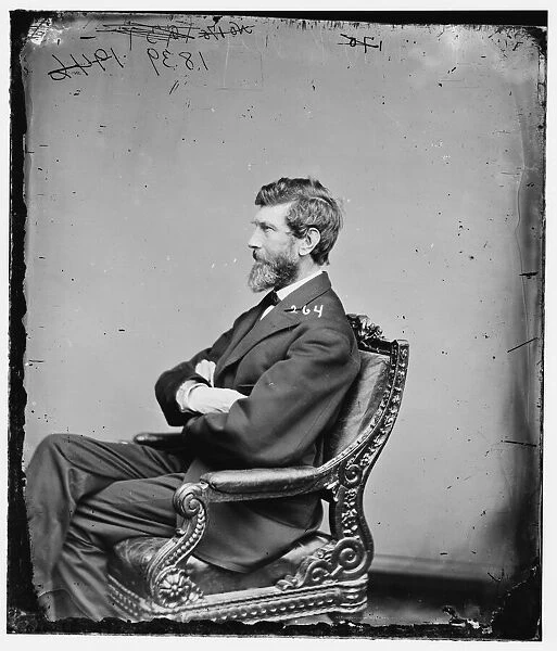 William Darrah Kelley of Pennsylvania, between 1860 and 1875. Creator: Unknown