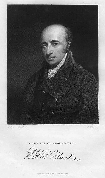 William Hyde Wollaston (1766-1828), English physiologist, chemist and physicist, (1829). Artist: Thomson