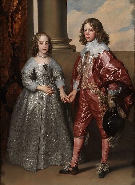 William II, Prince of Orange, and his Bride, Mary Stuart, 1641. Creator: Anthony van Dyck