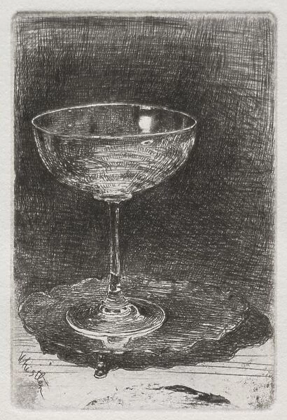 The Wine Glass, 1858. Creator: James McNeill Whistler (American, 1834-1903)