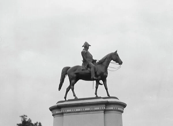 Winfield Scott - Equestrian statues in Washington, D.C. between 1911 and 1942. Creator: Arnold Genthe