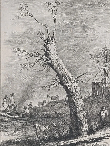 Winter, after a drawing completed in Saint-Chamond, 1795