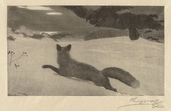 Winter, the Fox Hunt. Creator: Henry Wolf