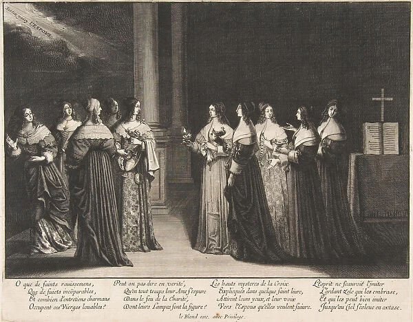 The Wise Virgins Refuse Oil to the Foolish Virgins, ca. 1635. Creator: Abraham Bosse