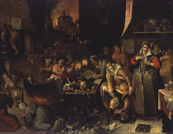 The Witches Kitchen, 1606. Artist: Francken, Frans, the Younger (1581-1642)