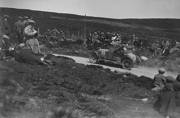 Wolseley 2-seater of A Smith taking part in the Scottish Light Car Trial, 1922. Artist