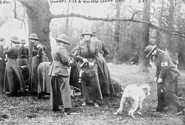 Women's Sick and Wounded Convoy Corps, Eng., between c1910 and c1915. Creator: Bain News Service