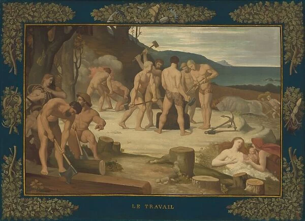Work, c. 1863. Creator: Pierre Puvis de Chavannes