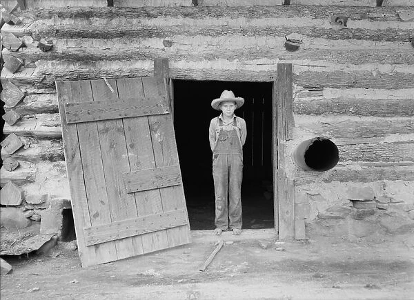 Ten year old son of tobacco sharecropper... Granville County, North Carolina, 1939. Creator: Dorothea Lange