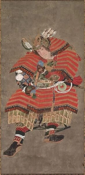 Yoshitsune as a Warrior, 19th century. Creator: Katsushika Hokusai (Japanese, 1760-1849)