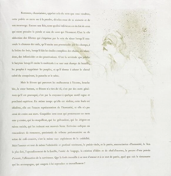 Yvette Guilbert-French Series: No. 12, 1894. Creator: Henri de Toulouse-Lautrec (French