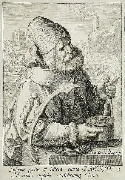 Zebulon, c1590. Creator: Jacques de Gheyn II