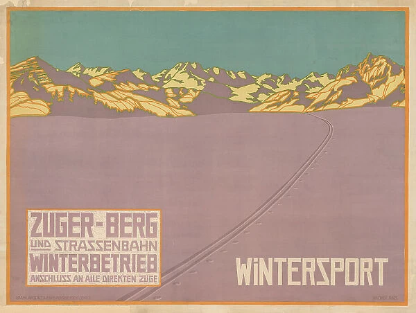 Zuger Berg- und Straßenbahn, c. 1910. Creator: Koch, Walther (1875-1915)