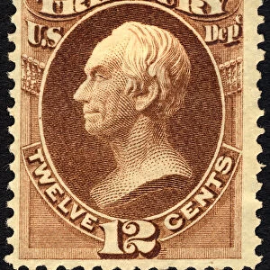12c Henry Clay Treasury Department single, 1873. Creator: Unknown