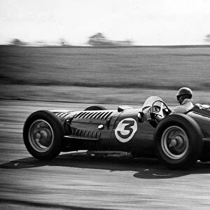 1953 BRM V16 driven by Fangio at Silverstone. Creator: Unknown