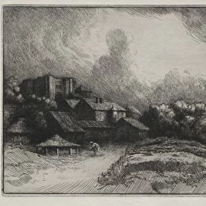 The Abbey Farm. Creator: Alphonse Legros (French, 1837-1911)