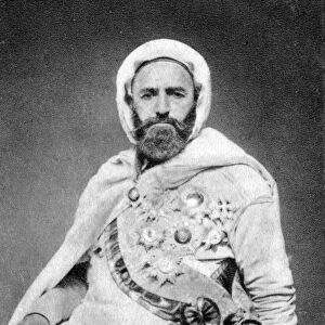 Abd al-Qadir, Algerian Sufi and political and military leader, 1875