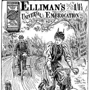 Advertisement for Ellimans Universal Embocation, 1895