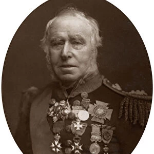 Admiral Sir Sydney Colpoys Dacres, Governor of Greenwich Hospital, 1883. Artist: Lock & Whitfield