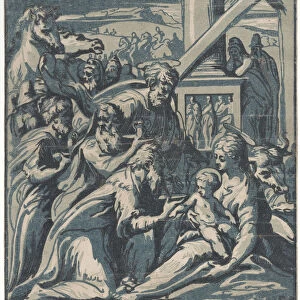 Adoration of the Magi, 1540-50. 1540-50. Creator: Niccolo Vicentino