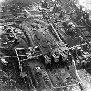 Aerial view of the Manvers coal processing plant, Wath upon Dearne, South Yorkshire, 1964