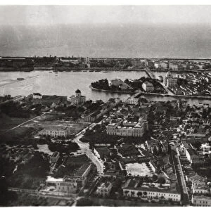 Aerial view of Recife, Brazil, from a Zeppelin, 1930 (1933)