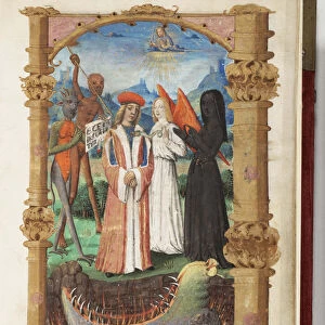 Allegory of Death (Book of Hours), c. 1510. Artist: Master of Jacques de Besancon (active 1500-1515)