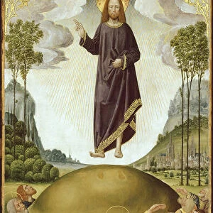 Altarpiece from Thuison-les-Abbeville: The Ascension, 1490 / 1500. Creator: Unknown