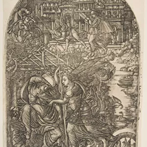 The Angel shows Saint John the New Jerusalem, from the Apocalypse. n. d
