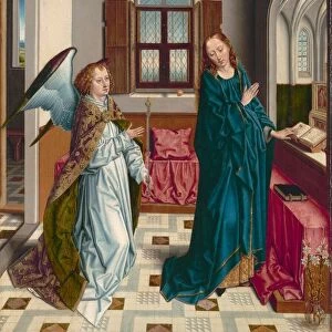 The Annunciation, c. 1480. Creator: Albert Bouts (Netherlandish, 1451-55-1549)