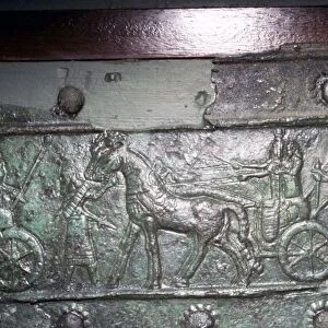 Balawat gates, Assyrian horsemen, 899 BC