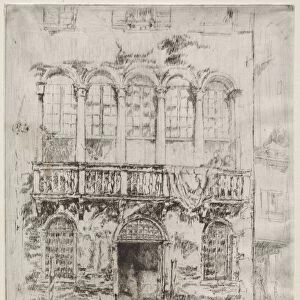 The Balcony, 1886. Creator: James McNeill Whistler (American, 1834-1903)