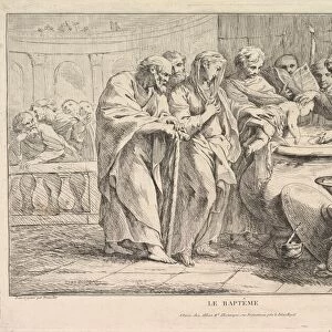 The Baptism, ca. 1734. Creator: Pierre Charles Tremolieres