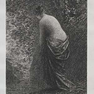 Bather Standing, 1879. Creator: Henri Fantin-Latour (French, 1836-1904)