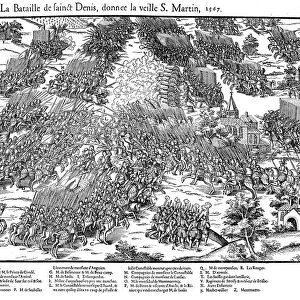 Battle of St Denis, French Religious Wars, 10 November 1567 (1570). Artist: Jacques Tortorel