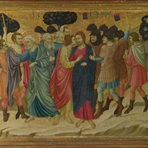 The Betrayal of Christ (From the Basilica of Santa Croce, Florence), c. 1324-1325. Artist: Ugolino di Nerio (ca 1280-1349)