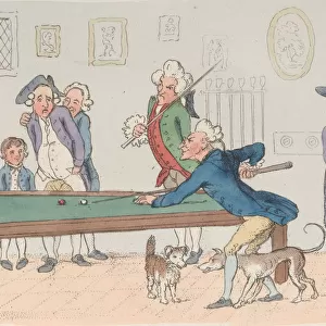 Billiards, April 1803. April 1803. Creator: Thomas Rowlandson