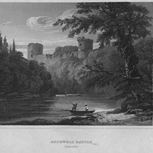 Bothwell Castle, Clydesdale, 1814. Artist: John Greig