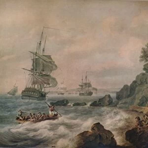 In the Bristol Channel, 1787. Artist: Nicholas Pocock