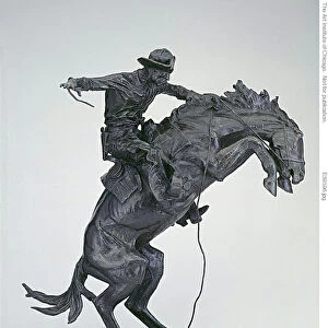 The Bronco Buster, Modeled 1909, cast 1912. Creator: Frederic Remington