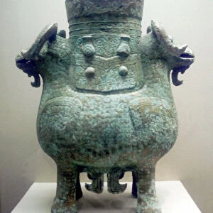 Bronze ritual vessel, Shang dynasty, China, 12th century BC