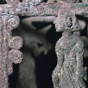 Detail of a bronze stand, 17th century BC