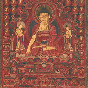 Buddha Shakyamuni as Lord of the Munis, mid-17th century. Creator: Unknown